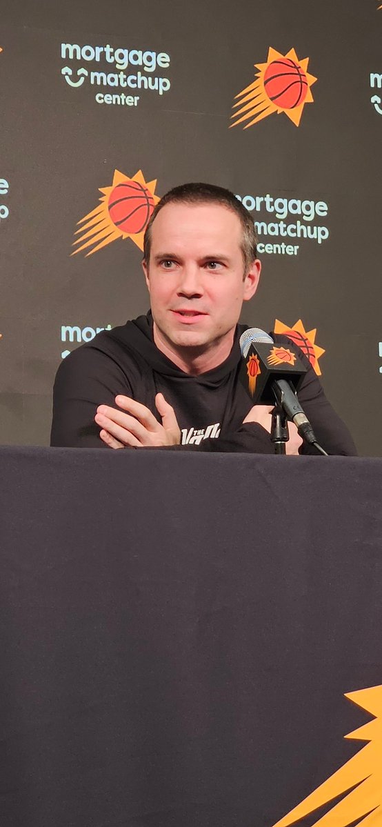 DuaneRankin's tweet image. "You can not iso. You have to move the ball against these guys."

Suns coach Jordan Ott on facing Rockets in making reference to Dillon Brooks going iso. #Suns