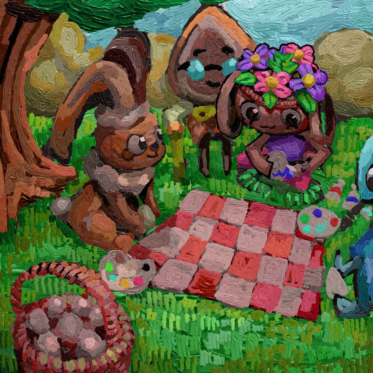 Theky7u7's tweet photo. Some Dandy's drawings I made for Easter. #Dandysworldroblox #dandysworldart #Dandysworldfanart https://t.co/GyeIEtXy4z