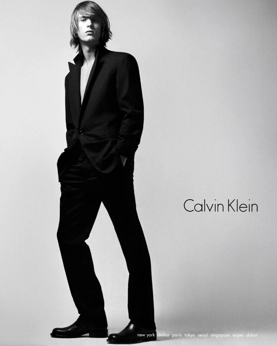 RevoRish's tweet image. #CALVINKLEIN
 Menswear FW 2001
Photography #StevenKlein