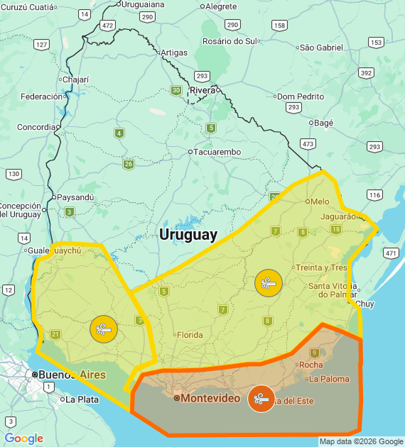 Instituto Uruguayo de Meteorología tweet media