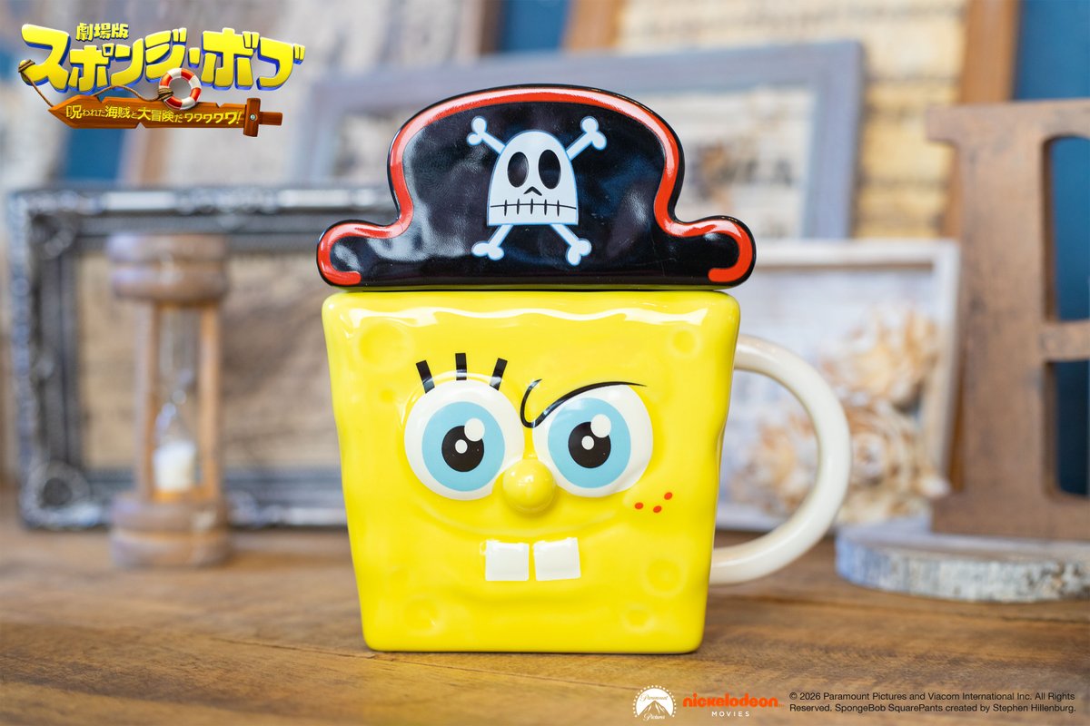 🍍4月発売商品🪼 【スポンジ・ボブ 劇場版2026 マグカップ】 『劇場版
