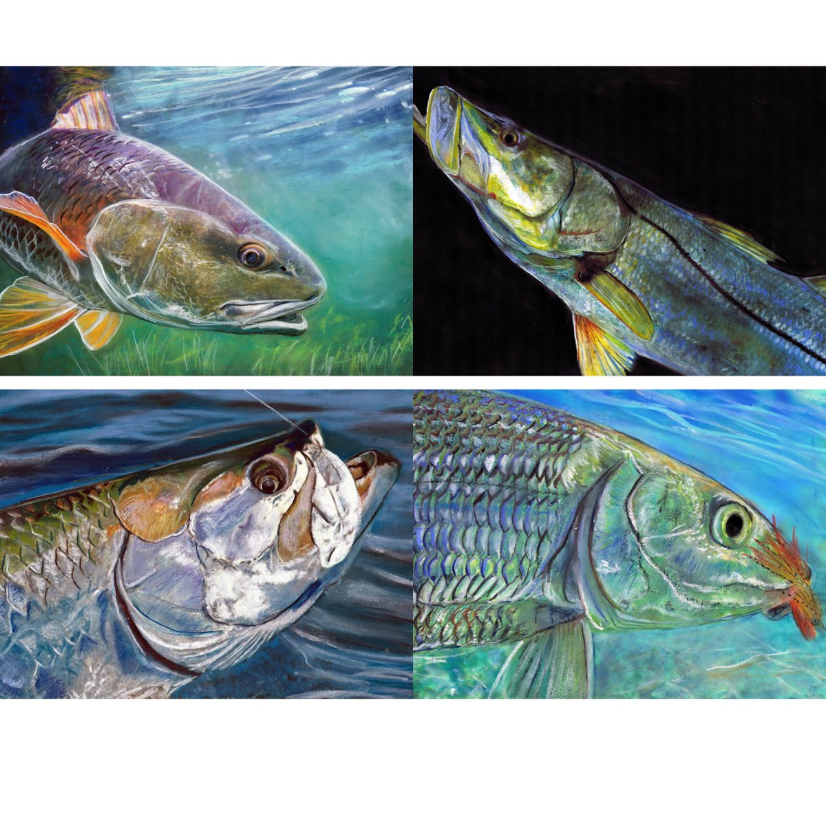OscarJetson's tweet photo. Florida Fish Art Print: Redfish, Tarpon, Snook, Bonefish - Signed Fishing Dรฉcor https://t.co/WKPoQROb0C #DogFishArtCo #Etsy #art #decor #FishingDad https://t.co/2J5PJiCrms