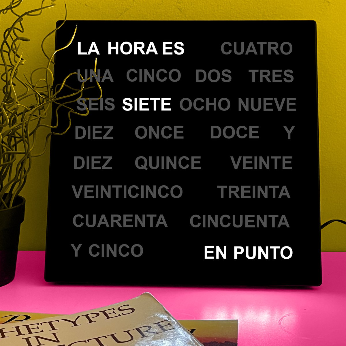 enapy_store's tweet image. ENAPY Spanish  Language Word Clock on Sale  - LED Text Display - Dual-Voltage Plug (110-240V) -  A Unique Gift Item - 28cm X 28cm X 3cm (11" X 11" X 1.1")                
.          
enapystore.etsy.com/listing/149517…
.
#clock #deskclock #spanish #SpanishClock #giftidea