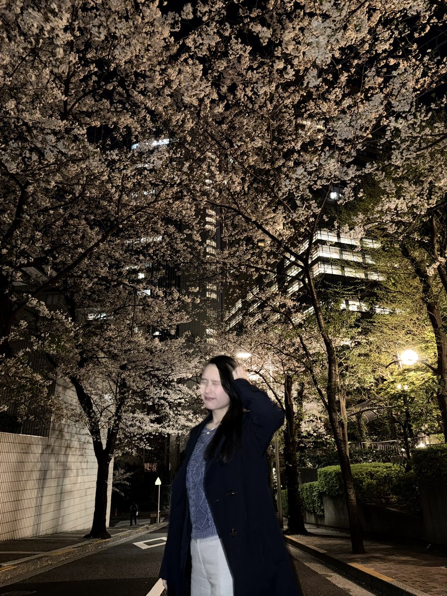 夜桜頭痛？🌸

#被写体モデル募集 #ポートレート #カメラマンさんと繋がりたい #撮影依頼受付中 #ポートレート好きな人と繋がりたい #ふわりモデルセッション #ふわモデ