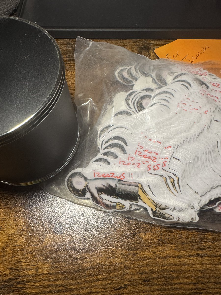 izeezus2's tweet photo. I just got a lot of izeezus stickers too so if anyone wants them feel free to hit me up, I can ship them or hand them off to you if you’re in Chicago https://t.co/AMYZEJBw5S