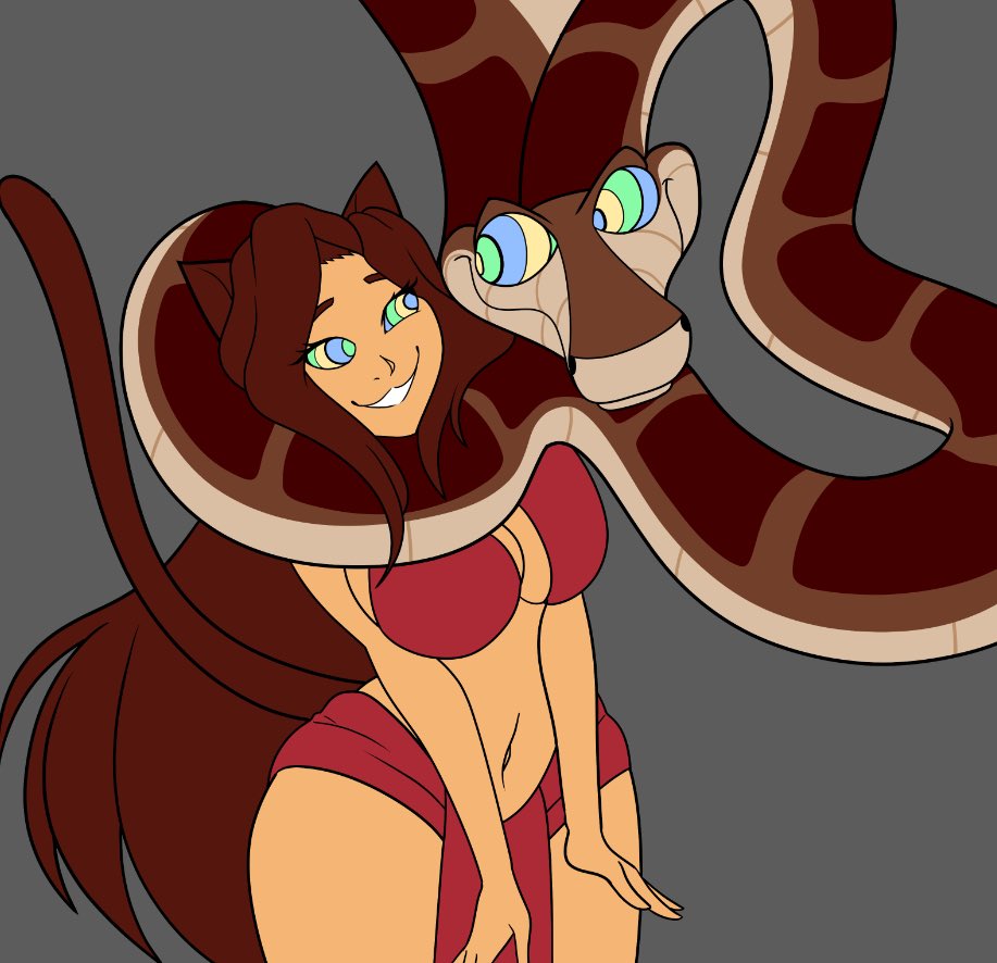 kitnosis's tweet photo. Some wips of a new project

I like how it's turning our so far but i'm split on how to continue+end it

Options are: skip straight to the vore or some coiling action in the trees and THEN vore (or maybe just save her in the end idk)

Poll in comments if you'd like to help me out! https://t.co/TgSpAP5mZg