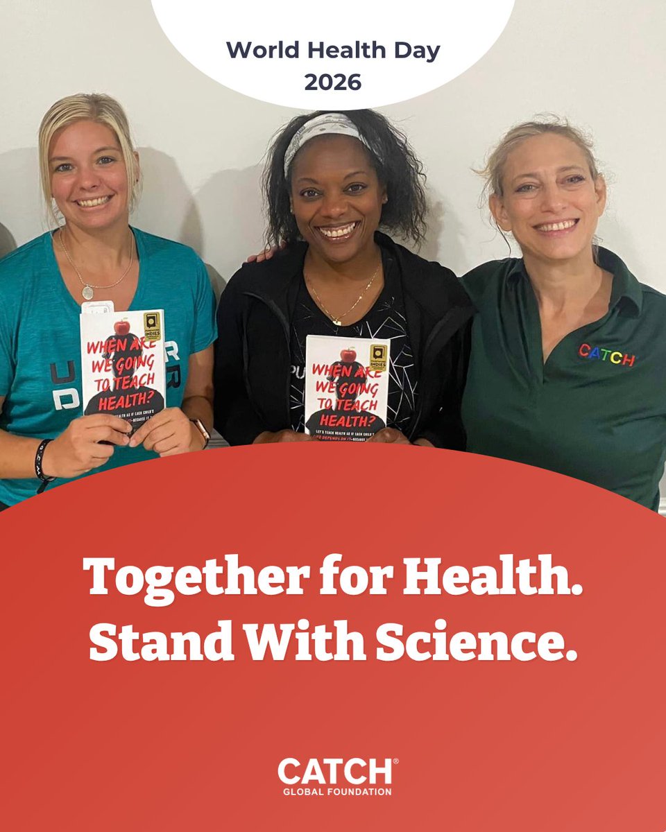 CATCHhealth's tweet photo. This #WorldHealthDay, is a reminder that scientific validation is the foundation of impact. In our schools, this means implementing programs that are backed by research, but are also intentionally built for the realities of the modern classroom. https://t.co/gQ3CphtFK7