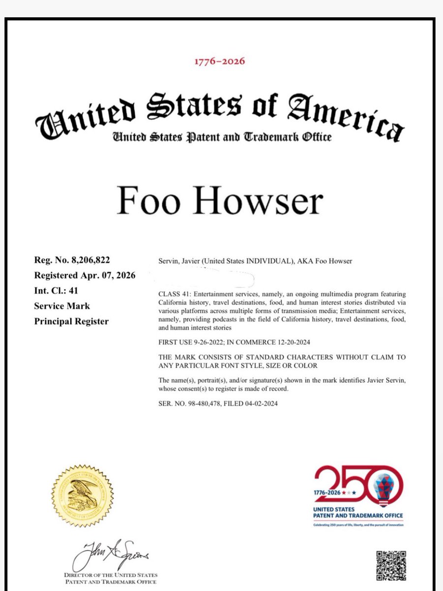 Foo Howser tweet media