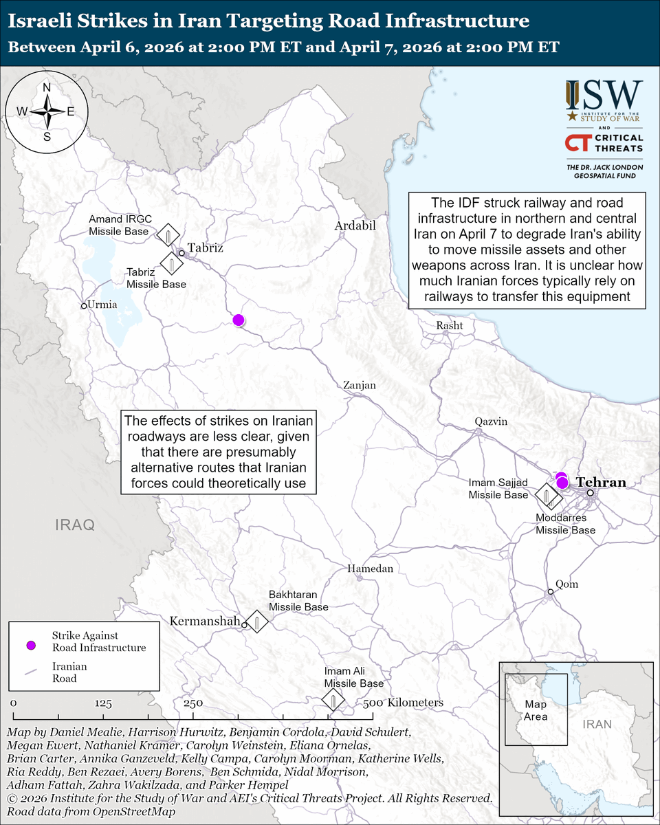 Institute for the Study of War tweet media