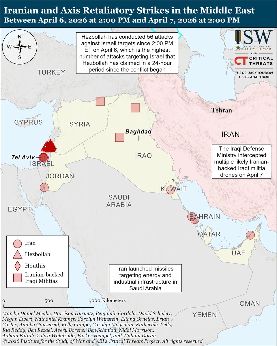 Institute for the Study of War tweet media