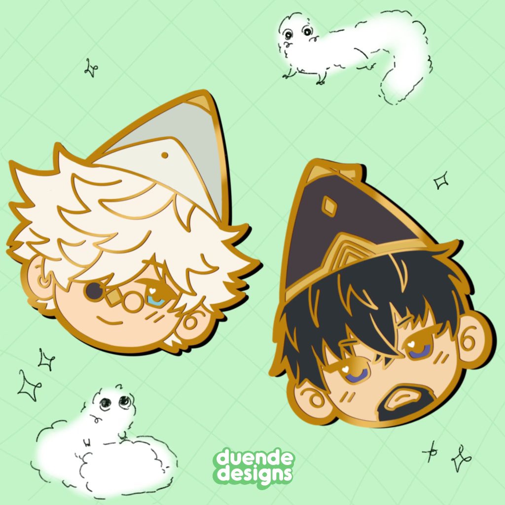 gattoskeep's tweet photo. I have no self control so ofc #witchhatatelier pin designs YAYYYYY https://t.co/mW6eTeuB8r