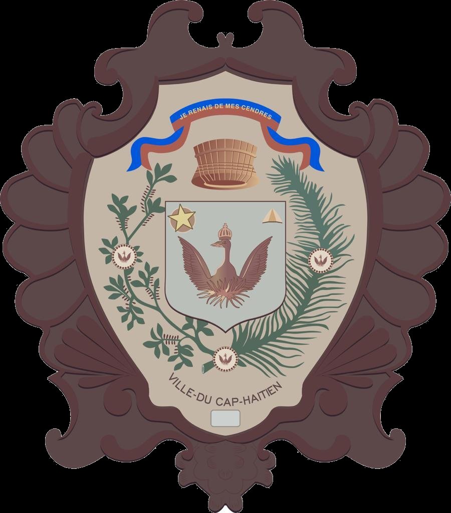 Haitianaute's tweet image. 🇭🇹 Les armoiries du Cap-Haïtien, deuxième ville d'Haïti, chef-lieu du département du Nord. #Haiti