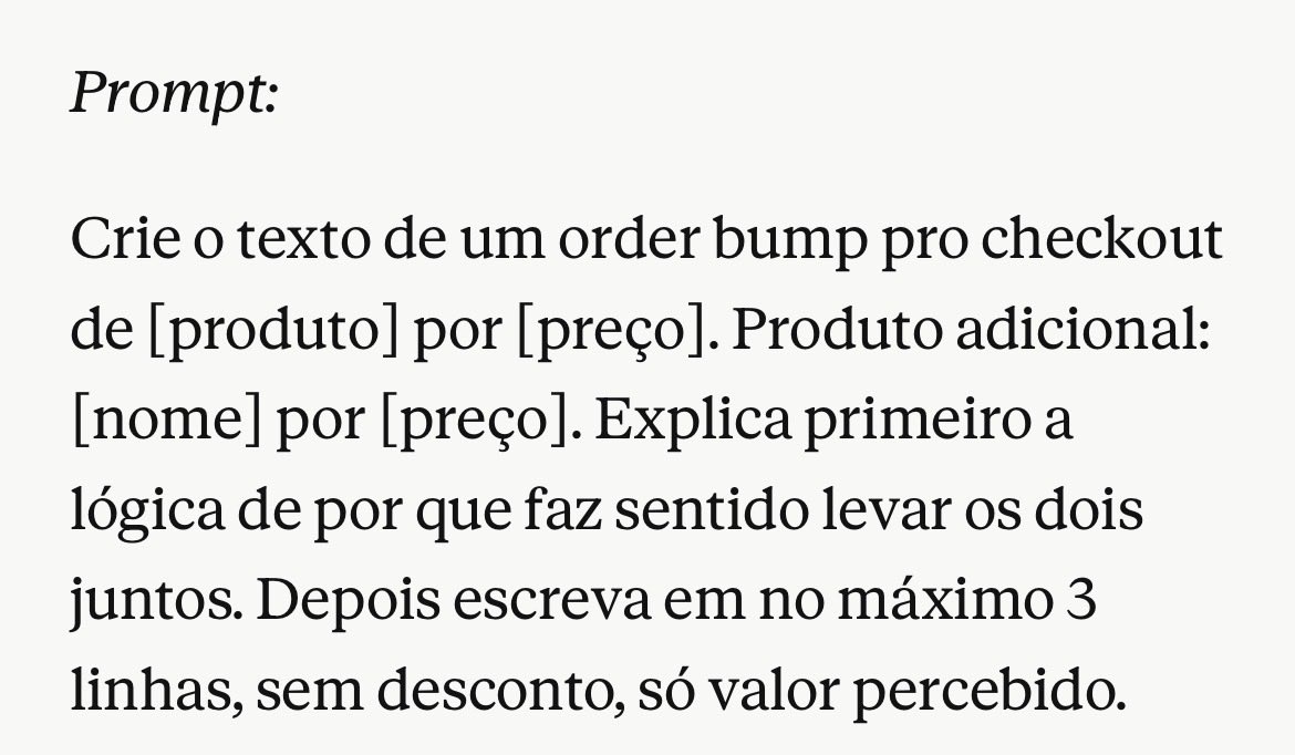orenatomorais_'s tweet photo. Order bump que aumenta ticket sem parecer forçado: https://t.co/PZCfZTK7oJ