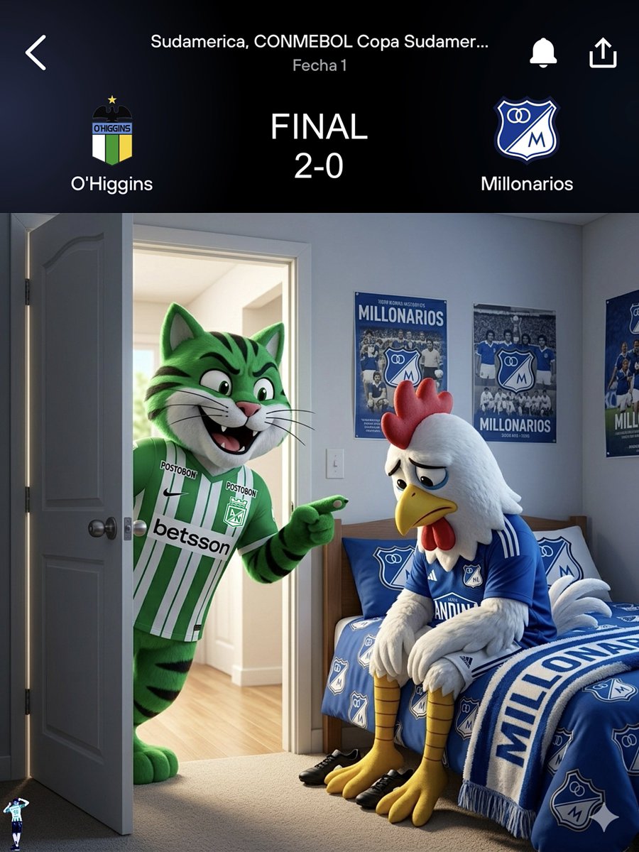 Ya 👉🐔 empezaron a ser el famoso comodín j8j8j8j8  <a href="/MillosFCoficial/">Millonarios FC</a>