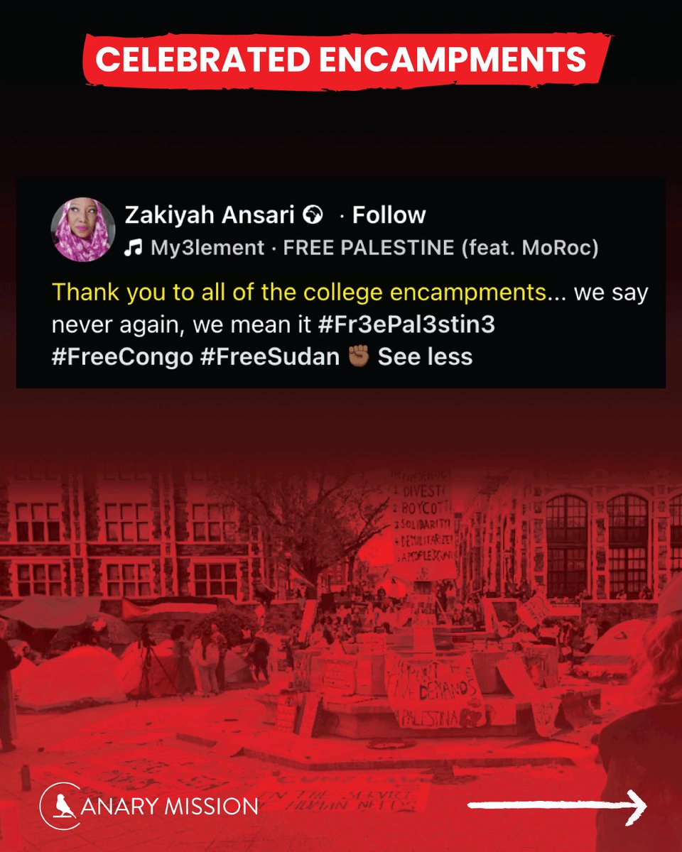 Canary Mission tweet media