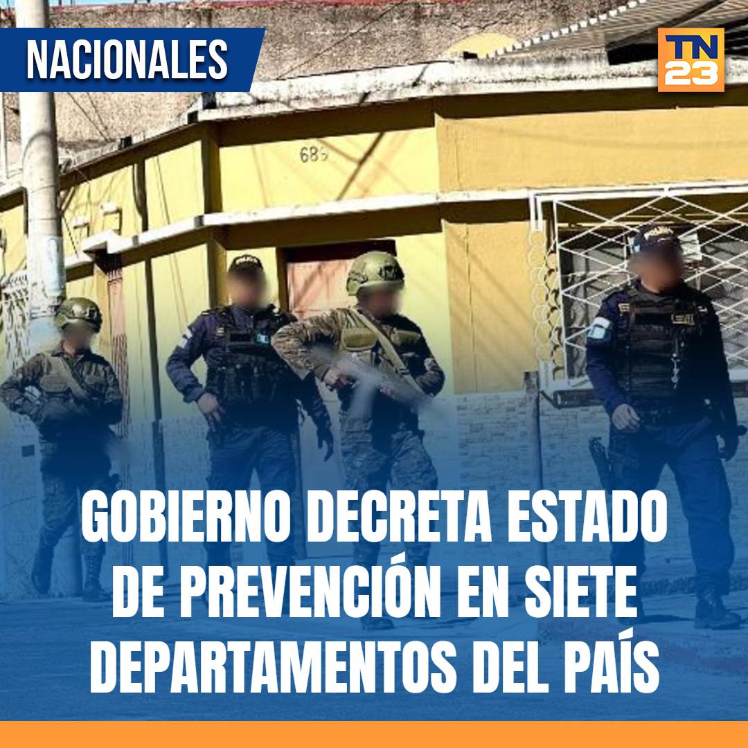 TN23NOTICIAS's tweet photo. #Gobierno #decreta #EstadoDePrevención en #siete #departamentos del país ➡️ https://t.co/SfQBpbQnST https://t.co/OI78AgJMh5