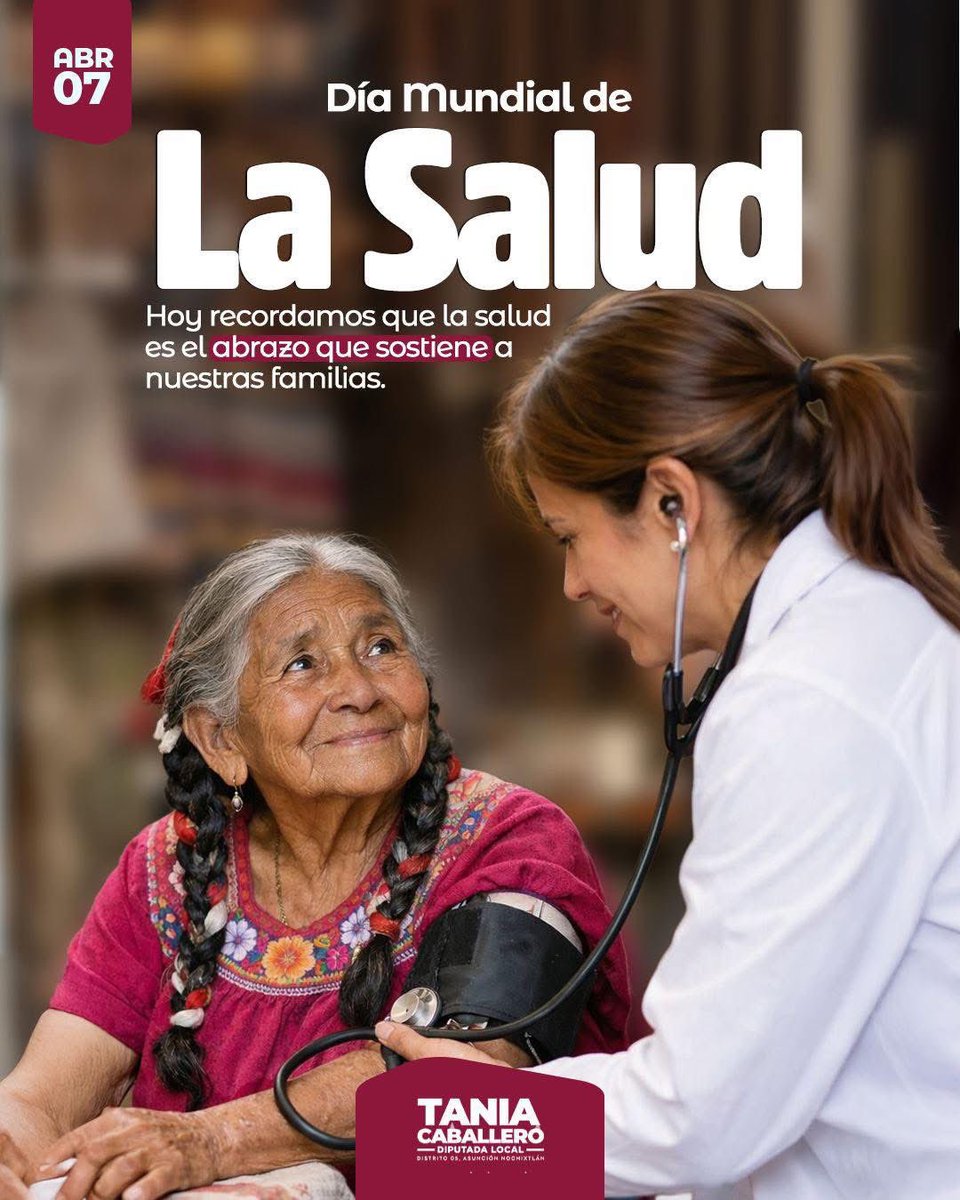 Hoy es el Día Mundial de la Salud 🌎⚕️

En Oaxaca la salud no puede depender de dónde naciste o qué tan lejos estás. Tiene que llegar a todas y todos.

Hoy hay un esfuerzo colectivo para acercar más atención médica a cada rincón del estado, a nuestras comunidades, a quienes