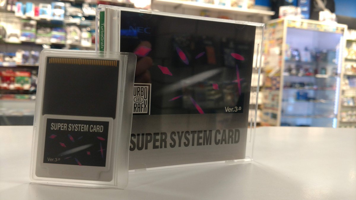 L1Games's tweet image. Not every grail is a console or game 😃 Sometimes it’s the card that made the magic happen! The U.S. Super System Card 3.0 for the TurboGrafx-16/PC Engine fans!  #TurboGrafx16 #PCEngine #NEC #RetroGaming #Collector #GameCollector #TG16 #RetroCollection