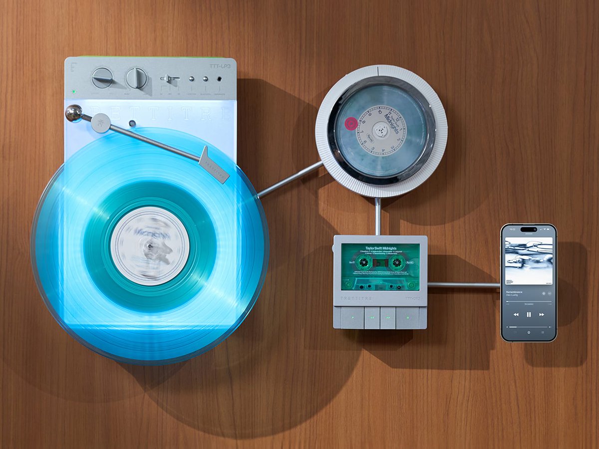 MUJI-Meets-Cyberpunk Vinyl Record Player Glows Like an Ambient Light and Charges Wirelessly yankodesign.com/2026/04/07/muj…