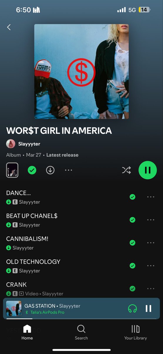 natdotorg's tweet image. i’m #late to the party but the slayyyter album is so good literally no skips