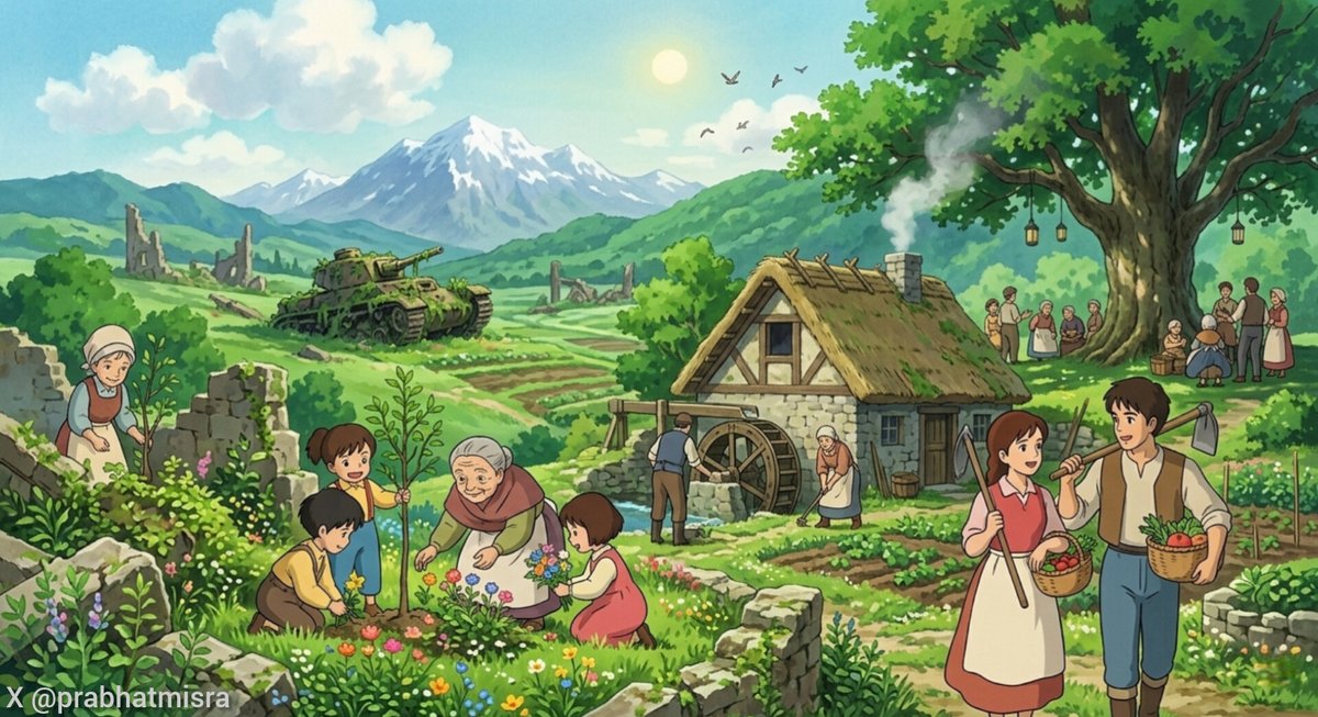 prabhatmisra's tweet image. War may scar the earth, but it can never silence the human spirit.

Even in its darkest phase, love finds a way, peace finds a voice, and unity finds its people. 🌍✨

#War #Love #Peace #Unity #HumanSpirit