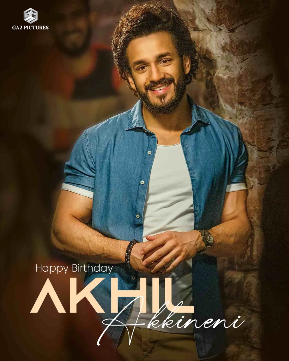 GA2Official's tweet photo. Happy Birthday to our Handsome Hunk &amp; Dynamic Hero @AkhilAkkineni8 🎉❤️‍🔥

Best wishes for all your upcoming projects. May you have a wonderful year ahead💥

#HappyBirthdayAkhil #HBDAkhilAkkineni https://t.co/mNvrZWj5NM