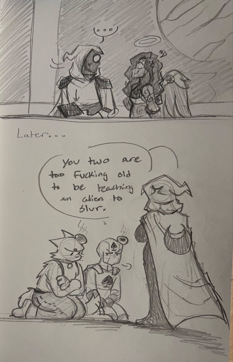 local_toaster_'s tweet photo. more comic practice while i finish my finals!
#TheKnockedKnights https://t.co/GGmi4V9XJE
