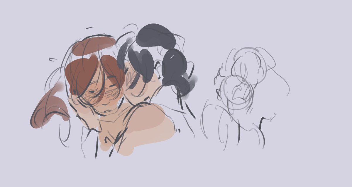 "can we get claireada giving each other shy kisses pls :3" -> mwah mwah mwah noctemint.straw.page