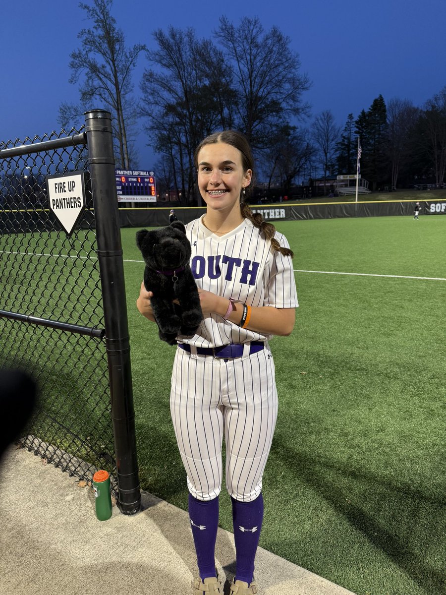 BSouthSoftball's tweet photo. The Panther Spirit Award for the Edgewood game goes to Rachel Johnson.🐾 https://t.co/UvTId7bwQa