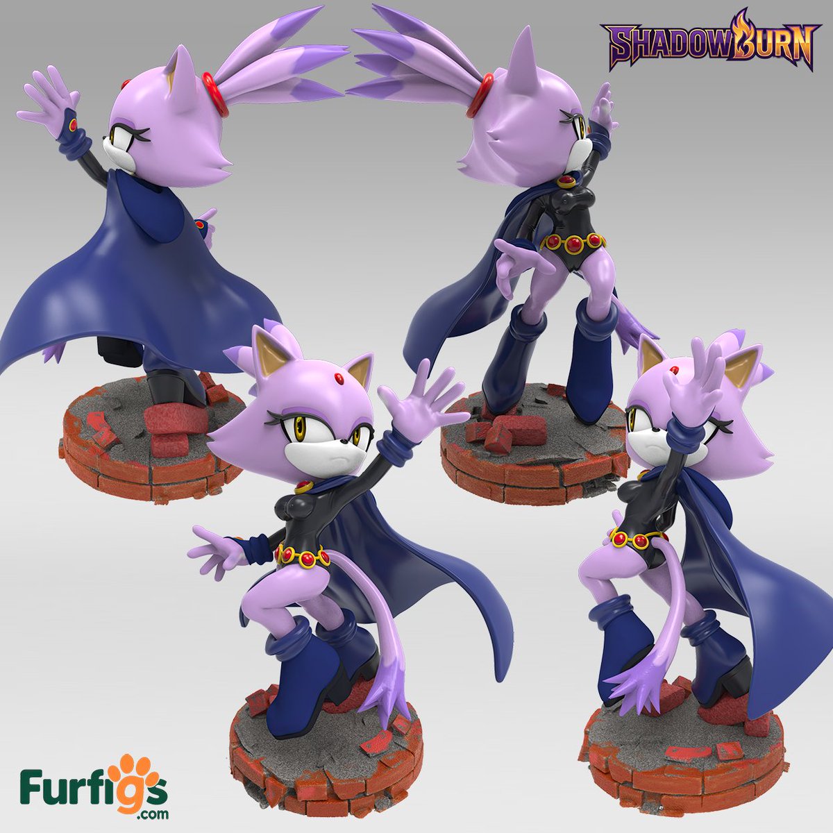 furfigs's tweet image. Unleash the arcane allure! ✨ Shadowburn captures a sorceress blend of power &amp;amp; elegance. This stunning, hand-painted resin figure is ready to find a new home. 🔮 Shop now: furfigs.com/product.php?id… #animefigures #furryart #resin