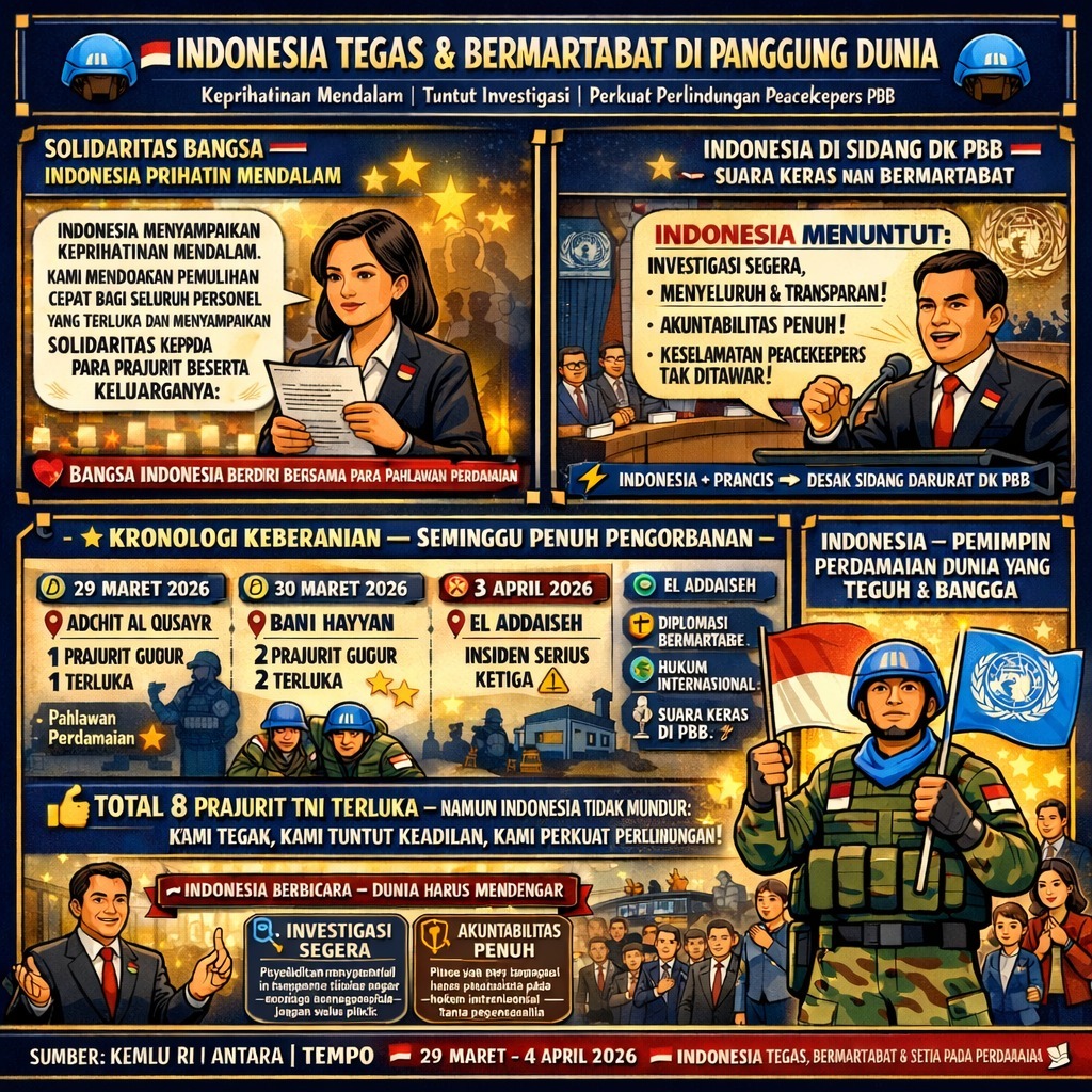 analysns's tweet photo. Indonesia konsisten desak investigasi dalam dan penguatan perlindungan peacekeeper PBB makin bagus #IndonesiaTuntutInvestigasiPBB https://t.co/6FYsZcFCzN