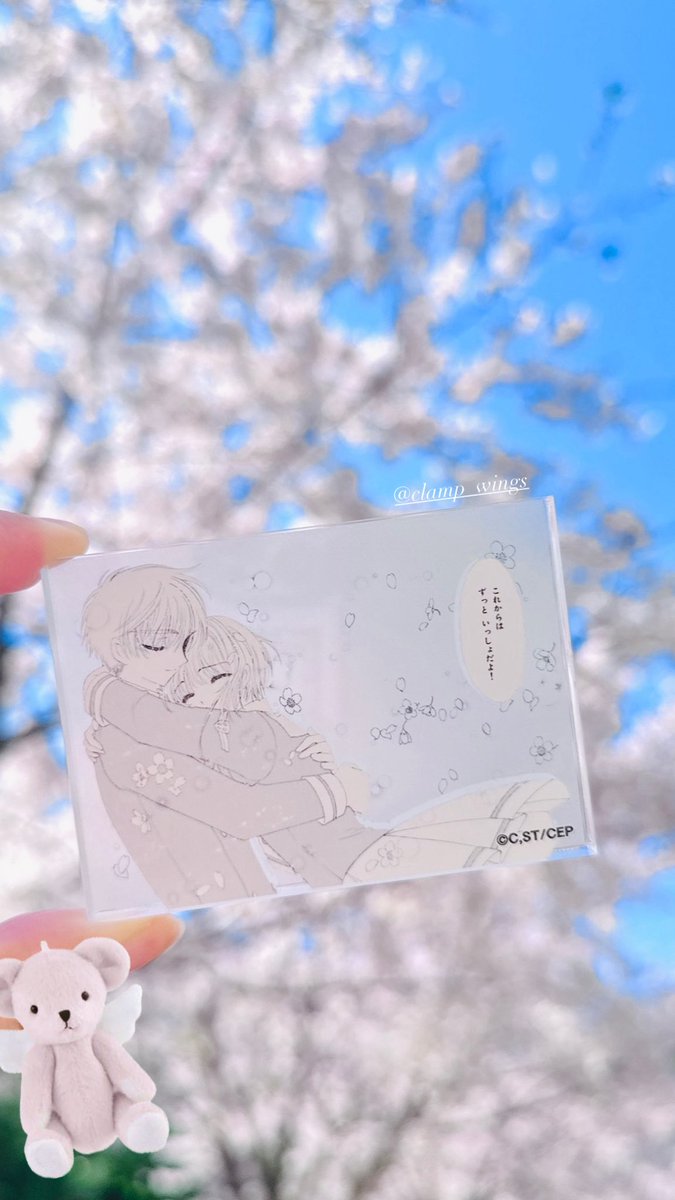 Clamp_wings's tweet image. 🌸
올해 벚꽃이 조금 이르게 핀 것 같지 않나요?
덕분에 봄기운 만끽🌿
우리 애기들 한 해 한 해 더 사랑받기를💗

#CCS
#カードキャプターさくら