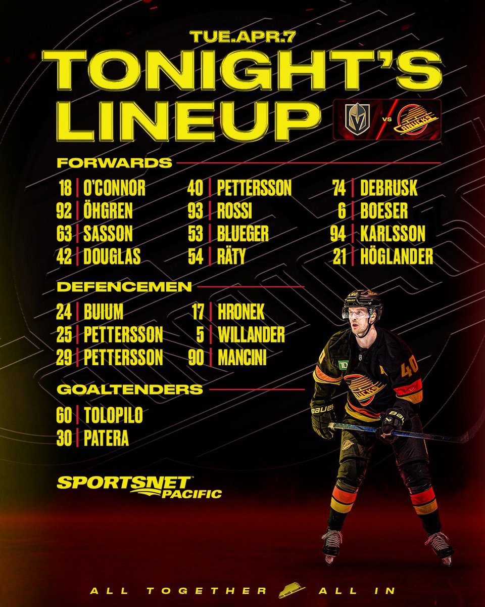 Vancouver Canucks tweet media