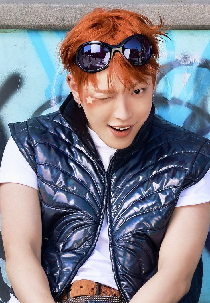 Hongjoong born with orange hair 🍊🐿️ #HONGJOONG #홍중