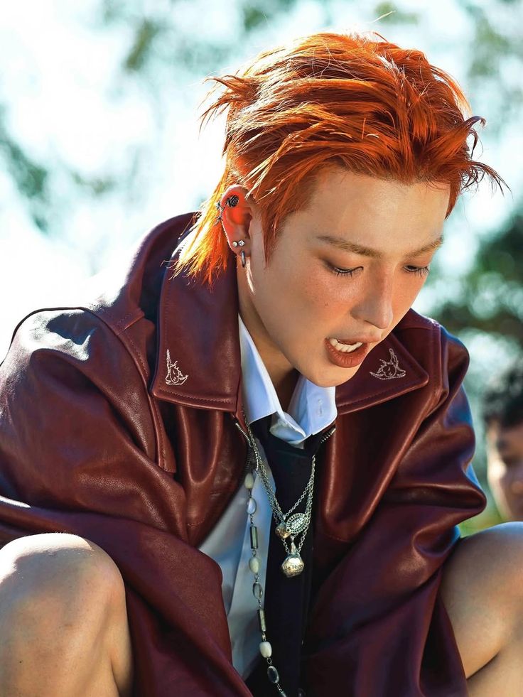 Hongjoong born with orange hair 🍊🐿️ #HONGJOONG #홍중