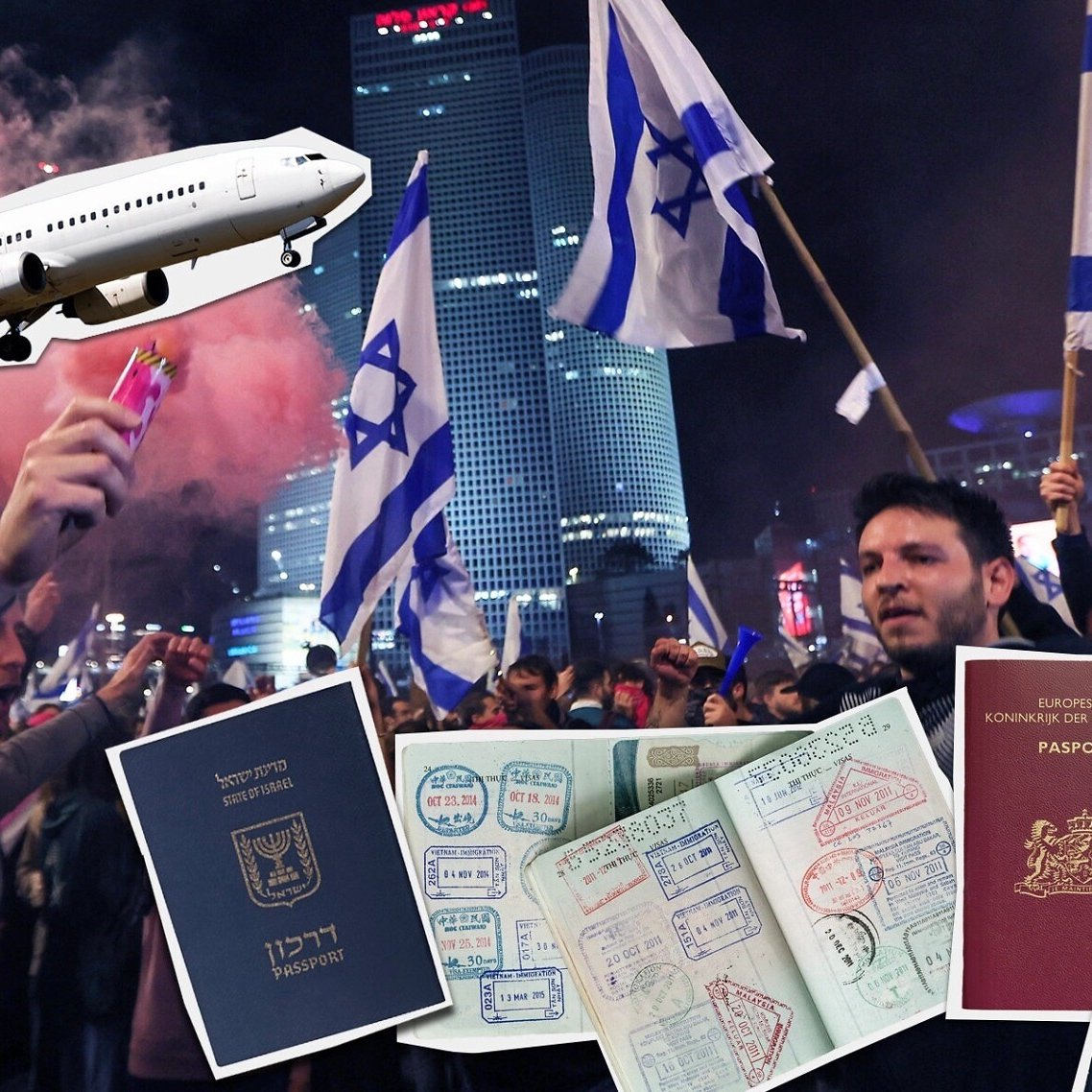 W cieniu wojny i problemów gospodarczych, Izrael doświadcza fali emigracji. 
Od 2023 r. wyjechało ponad 137 000 Izraelczyków, a liczba ta stale rośnie.

Krążą pogłoski, że coraz więcej zamożnych Izraelitów i niektórzy politycy uciekają z Izraela. 👀