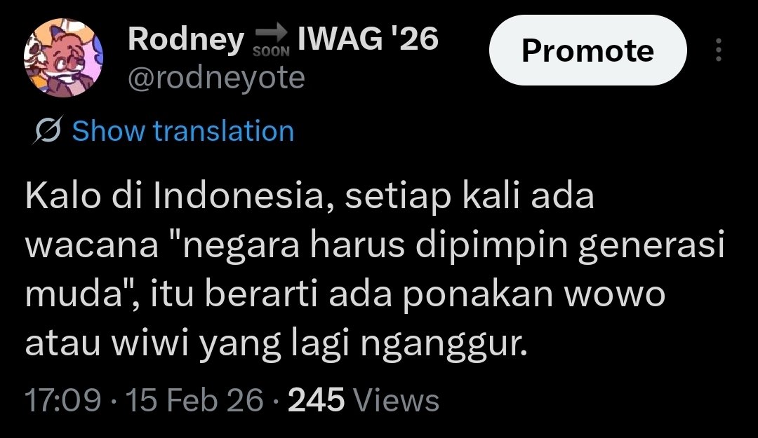 Rodney 🔜 IWAG '26 tweet media