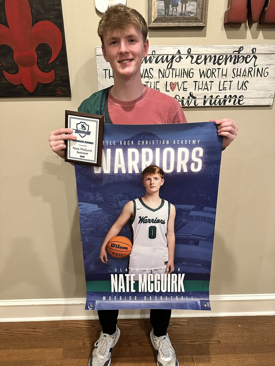 jay_mcguirk's tweet photo. Very proud of @natemcguirk for being given the Warrior Award from @LRCA_Hoops tonight! A great season and a great team of players and coaches! https://t.co/oNsftARES8