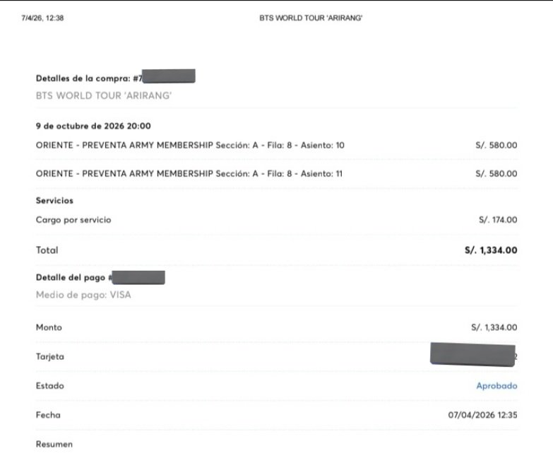 🇵🇪 Ymiri VERÁ A BTS x2 tweet media