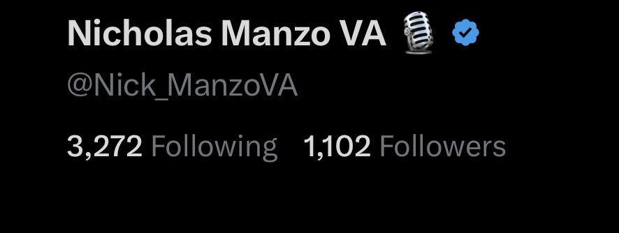 Nicholas Manzo VA 🎙️ tweet media