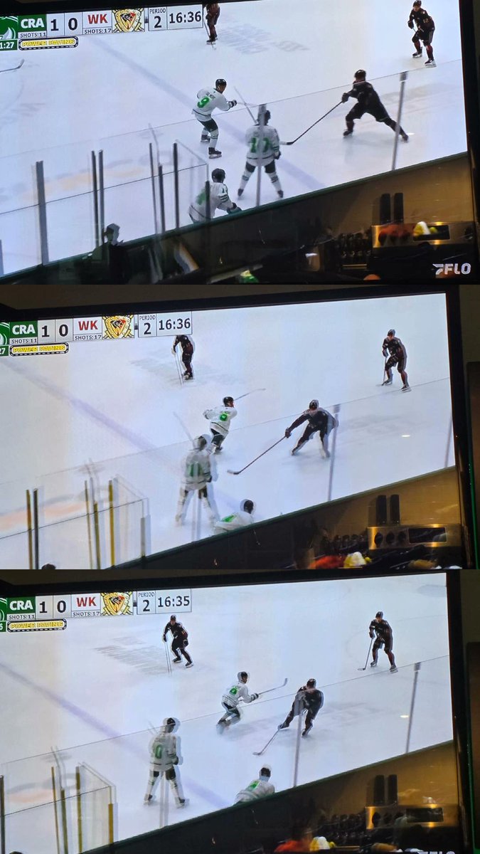 This wasn't called. offside and led to a Cranbrook goal. What is going on <a href="/BCHockeyLeague/">BCHL</a> 🤔???