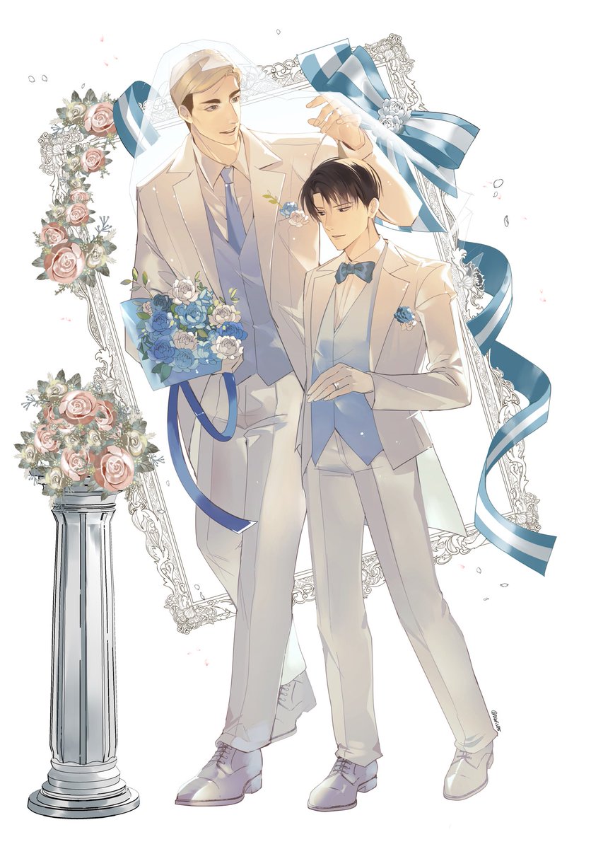 #eruri #エルリ
아크릴 뽑고싶어서 그렸어요…💐