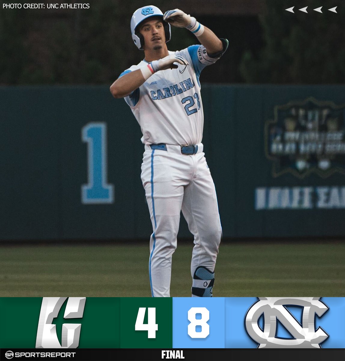 TAR HEELS WIN!!! North Carolina Baseball beats Charlotte!!