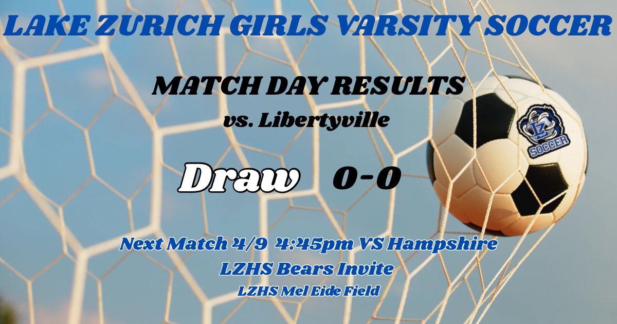 lzhscornerkick's tweet image. Final from the conference opener: 
Bears 0 – Wildcats 0
A hard-fought battle in a heated rivalry matchup. Defense showed up, intensity was high, and the Bears left it all on the field.
We move. 💪🐻
#BearsSoccer #RivalryGame #ConferencePlay