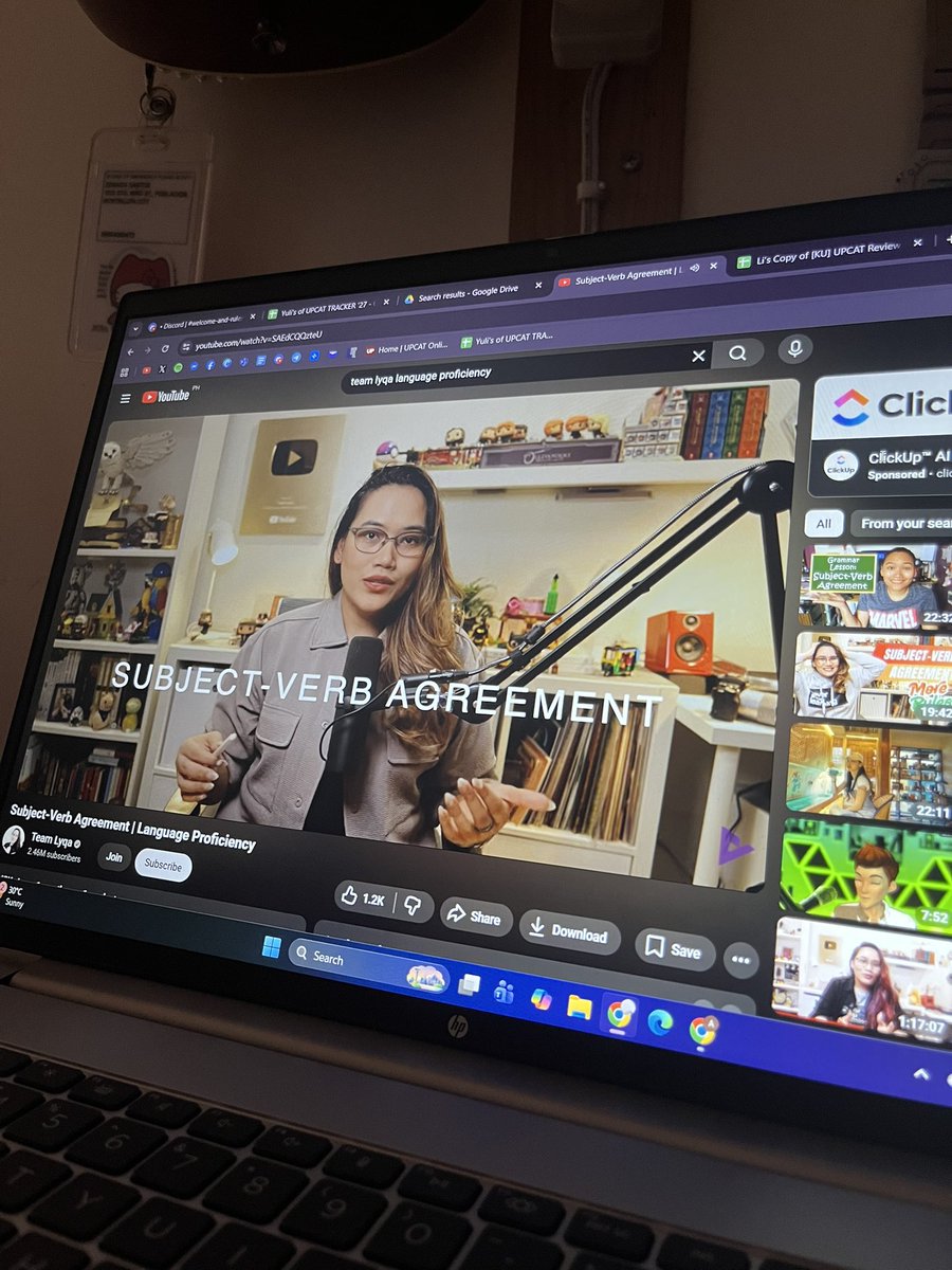 aesyulii's tweet image. today's review sesh: sub-verb agreement  📝