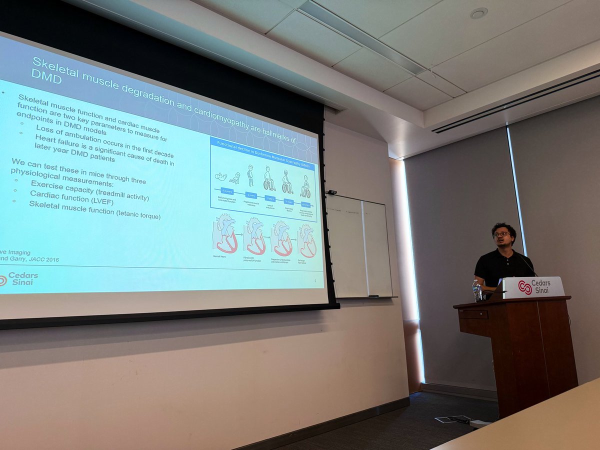 MarbanLab's tweet image. Today’s @SmidtHeart #Research Series featured 2 trainees on our @NIH #T32: Adarsh Balaji, PhD &amp;amp; Jonah Zarrow, PhD on their groundbreaking work to create novel #RNA drugs based on #exosome cargo under the mentorship of @rrogerslab.