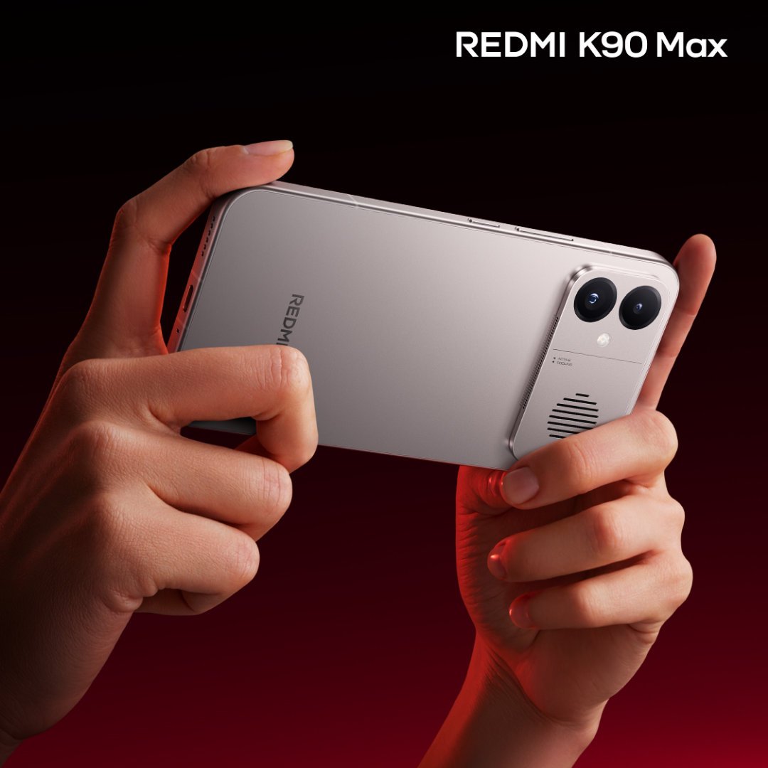 ZionsAnvin's tweet image. Here's the Redmi K90 Max in Space Silver colour.

#Redmi #RedmiK90Max