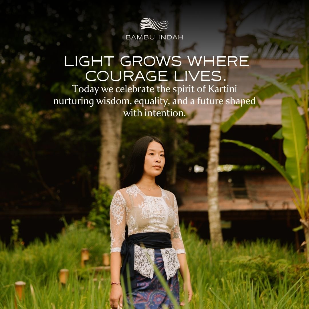 green_byjohn's tweet photo. Raden Adjeng Kartini fought for the education and independence of Indonesian women over 120 years ago. The women who cook in our kitchens, tend the gardens, and plant the rice at Bambu Indah carry that same determination every day. Today we mark that.

#KartiniDay #Nasional #Indonesian