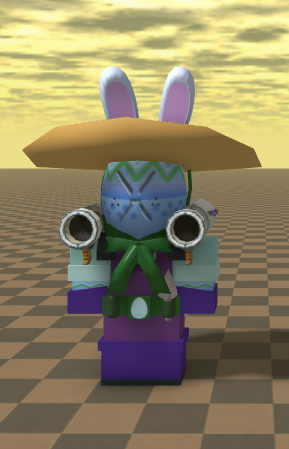 OuenOven's tweet image. Easterdroid (variant concept for Eggdroid)
Collab with @minionfan42 
Description: "I think I have rabies"
Inspired by Eggdroid's old design with the big sunhat and the 2013 egghunt
#DieOfDeath #DoD