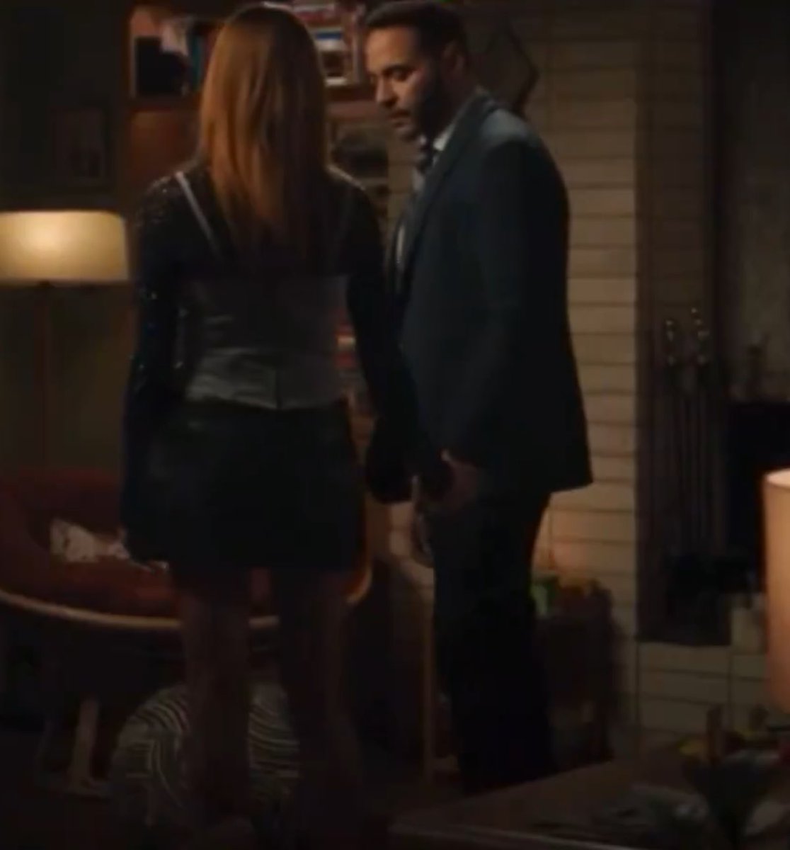 swarkness's tweet image. bc ofc they're holding hands #HighPotential